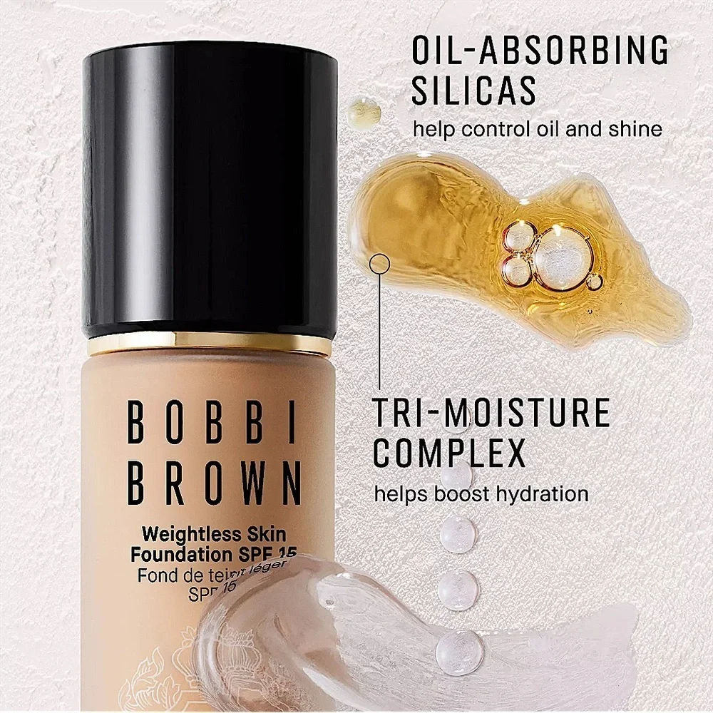 Bobbi Brown Neutral Warm Walnut Weightless Skin Foundation .44oz